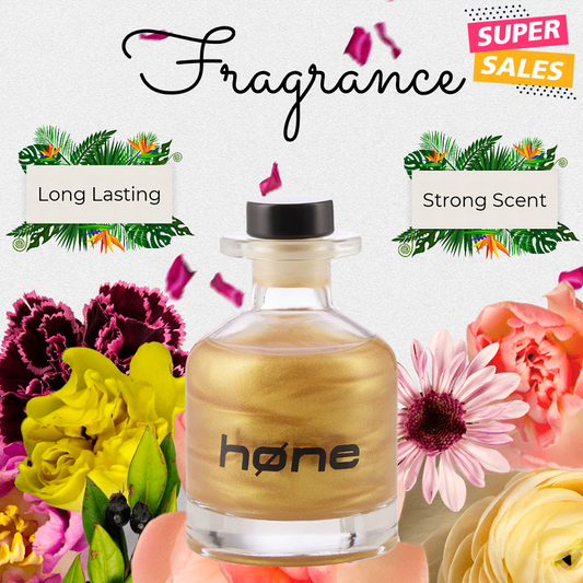 Hone Aroma Premium Glitter Reed Diffuser with Strong Scent and Long Lasting Fragrance