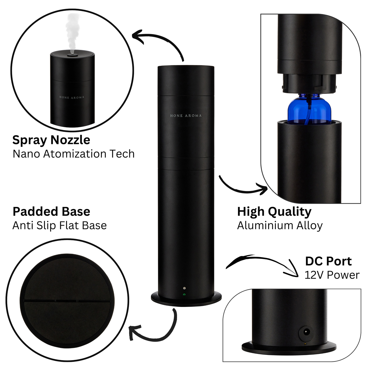 Pillar Scent Diffuser + 1 Premium Concentrate Oil
