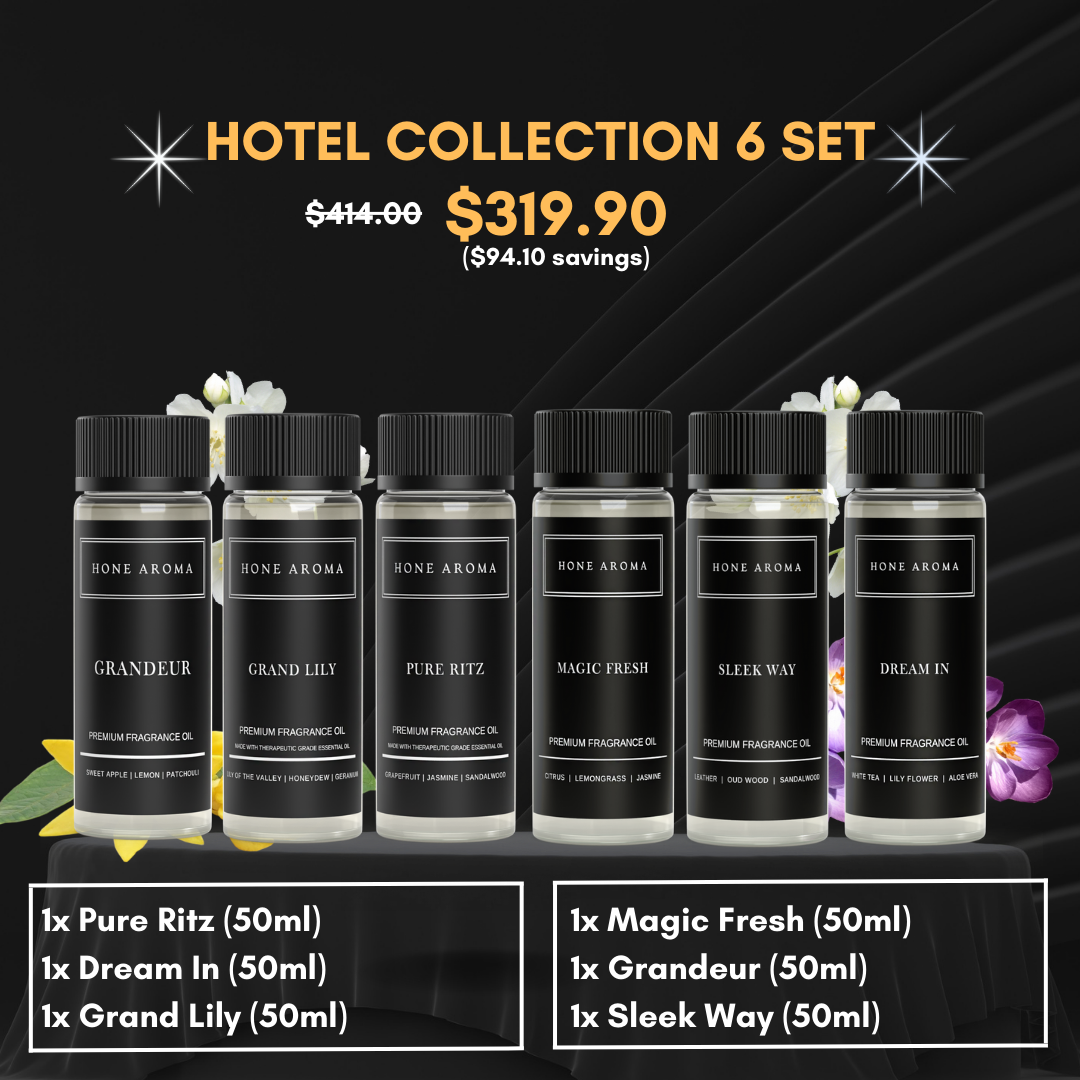 6 sets of hotel collection premium fragrance oil