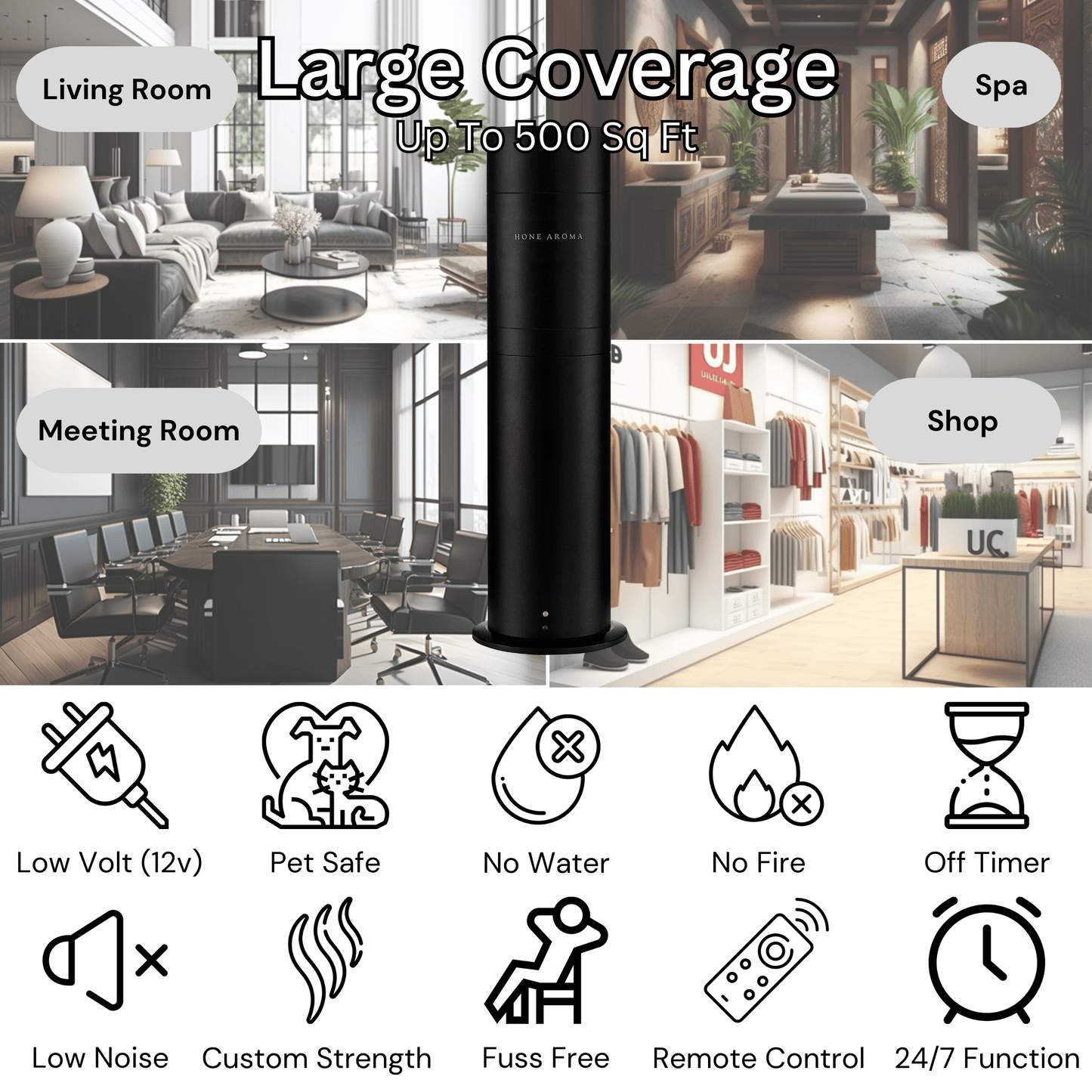 Pillar Scent Diffuser + Hotel Collection