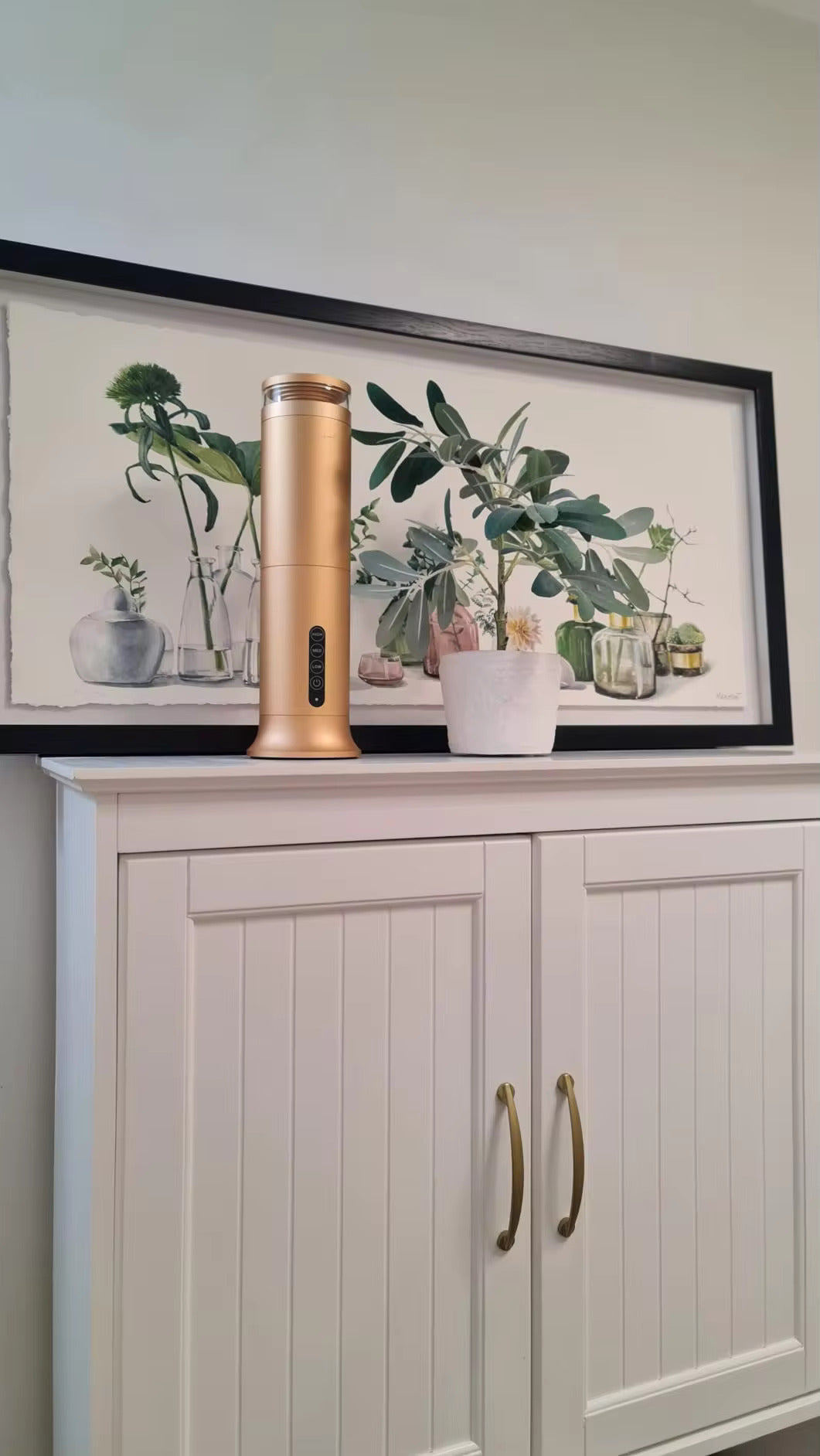 *Christmas Limited Edition* Pillar Scent Diffuser™ Seasonal Brass Gold Wireless