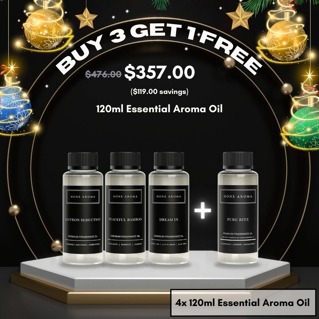 *Christmas* Buy 3 Get 1 Free 120ml Premium Aroma Concentrate Oil