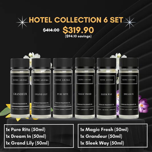 6 sets of hotel collection premium fragrance oil