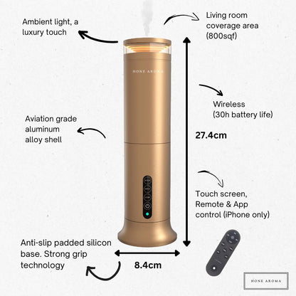 *Limited Edition* Pillar Scent Diffuser™ Christmas Gold (15 December Delivery)